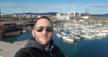 Marketing in Barcelona Harbor